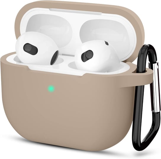 Etui silikonowe Vanfone do Apple AirPods 3, beżowy Vanfone