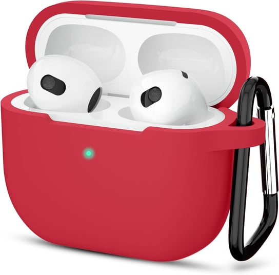 Etui silikonowe Vanfone do Apple AirPods 3, czerwone Vanfone