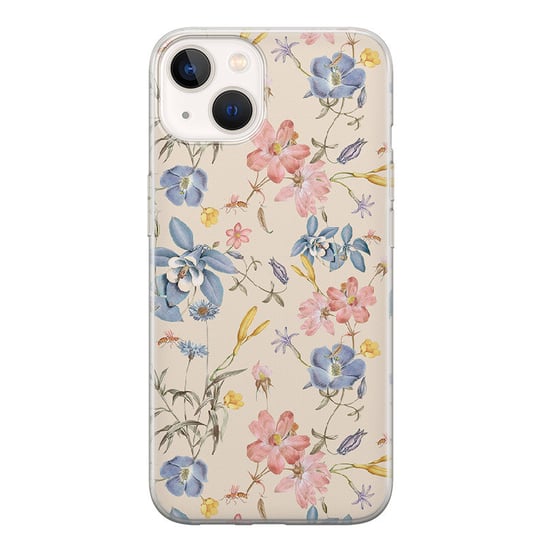 Etui silikonowe z nadrukiem Apple iPhone 15 Kolorowe kwiaty PieceofCase