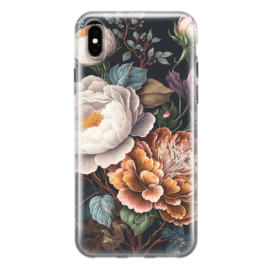 Etui silikonowe z nadrukiem Apple iPhone XS Piwonie III PieceofCase