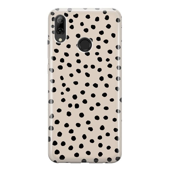 Etui silikonowe z nadrukiem Huawei P Smart 2019 Kropki dot beż PieceofCase