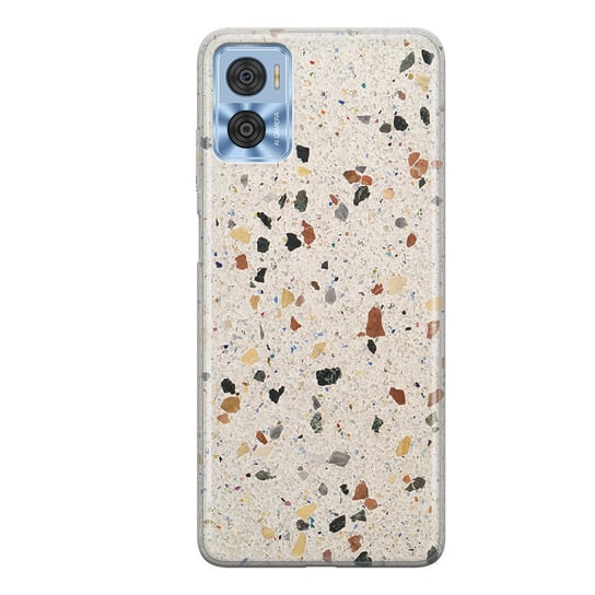 Etui silikonowe z nadrukiem Motorola Moto E22 Terrazzo PieceofCase