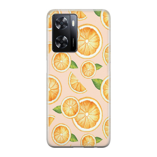 Etui silikonowe z nadrukiem OPPO Oppo A57 4G Smak lata - pomarańcze PieceofCase