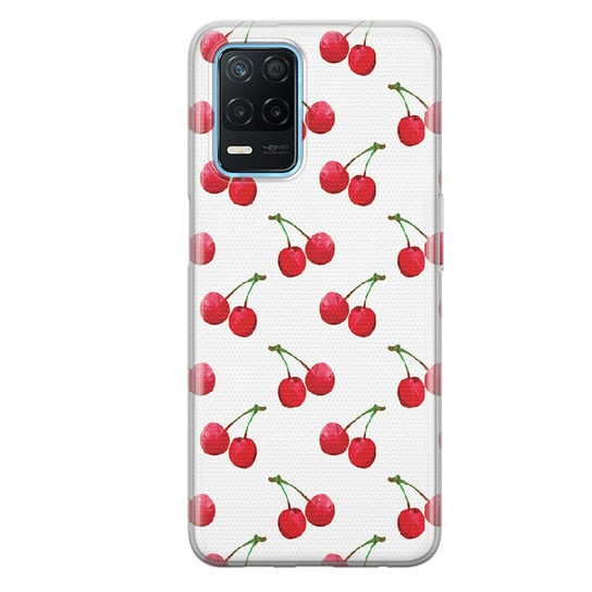 Etui silikonowe z nadrukiem Realme 8 5G Wiśnie 2 PieceofCase