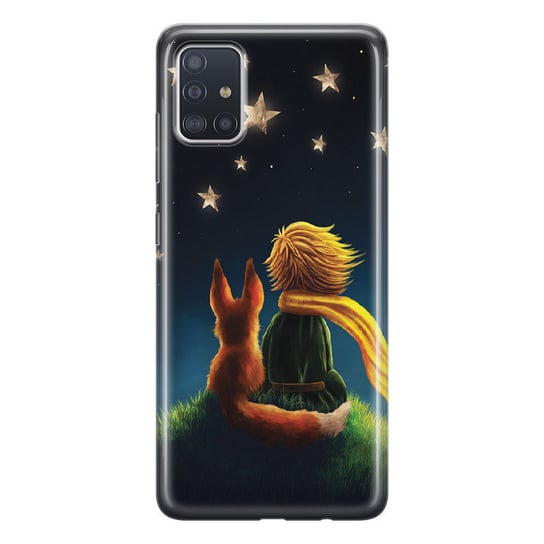 Etui silikonowe z nadrukiem Samsung Galaxy A51 5G Mały książe i lisek PieceofCase