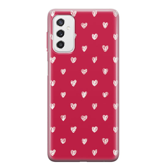 Etui silikonowe z nadrukiem Samsung Galaxy S23 FE Serduszka czerwone PieceofCase