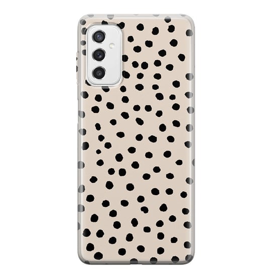 Etui silikonowe z nadrukiem Samsung Galaxy S24 Plus Kropki dot beż PieceofCase