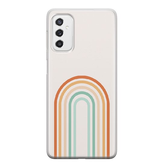 Etui silikonowe z nadrukiem Samsung Galaxy S24 Tęcza boho 2 PieceofCase