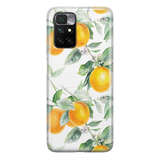 Etui silikonowe z nadrukiem Xiaomi Redmi 10 Pomarańcze PieceofCase