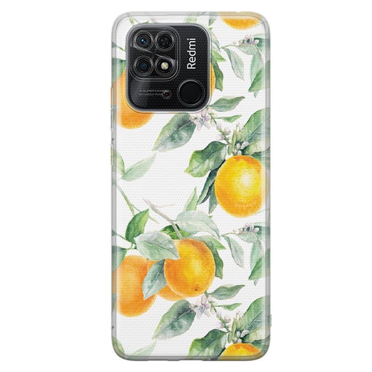 Etui silikonowe z nadrukiem Xiaomi Redmi 10C Pomarańcze PieceofCase