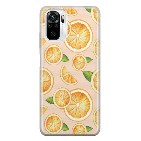 Etui silikonowe z nadrukiem Xiaomi Redmi Note 10 4G Smak lata - pomarańcze PieceofCase