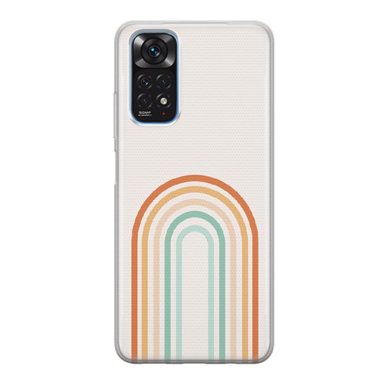 Etui silikonowe z nadrukiem Xiaomi Redmi Note 11s Tęcza boho 2 PieceofCase