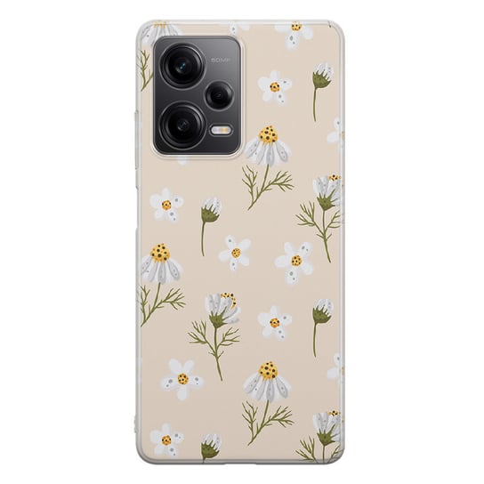 Etui silikonowe z nadrukiem Xiaomi Redmi Note 12 Pro 5G Stokrotki PieceofCase