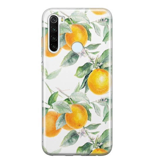 Etui silikonowe z nadrukiem Xiaomi Redmi Note 8T Pomarańcze PieceofCase