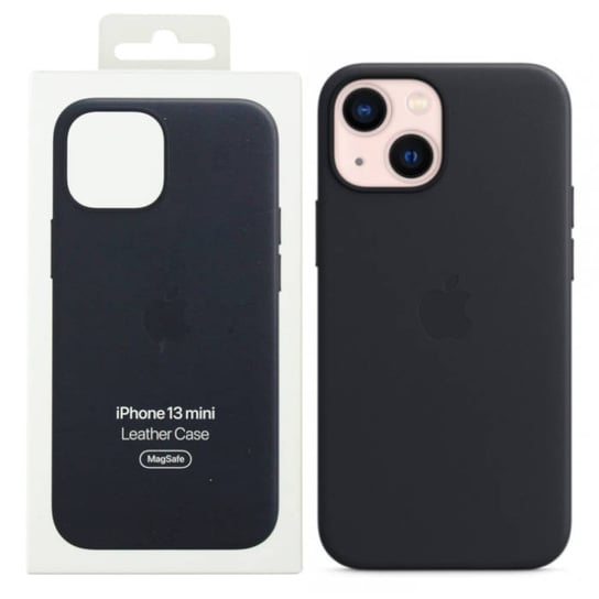 Etui Skórzane Apple iPhone 13 mini Leather Case - Midnight MagSafe - MM0M3ZM/A Apple