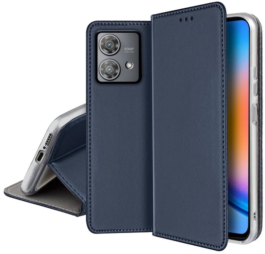 Etui Skórzane Do Motorola Edge 40 Neo Magnetyczne Book Case Tokra Krainagsm