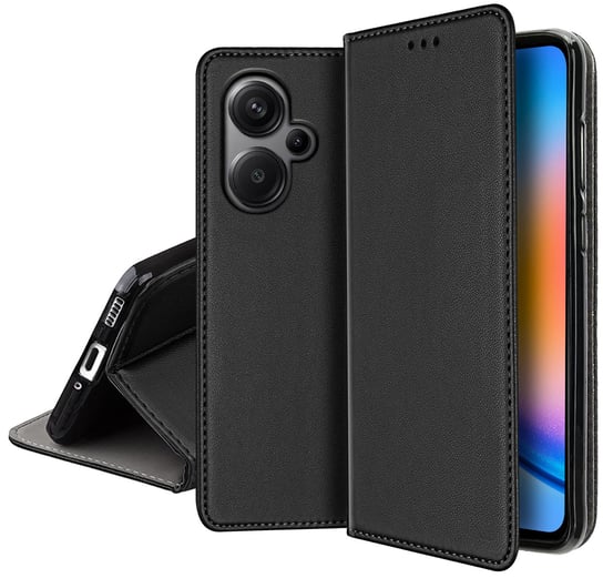 ETUI SKÓRZANE do XIAOMI REDMI NOTE 13 PRO+ PLUS MAGNETYCZNE BOOK CASE TOKRA Krainagsm