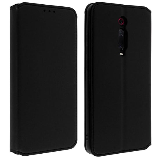 Etui Slim Case, etui z podstawką Classic Edition z kieszenią na kartę do Xiaomi Mi 9T – czarne Avizar