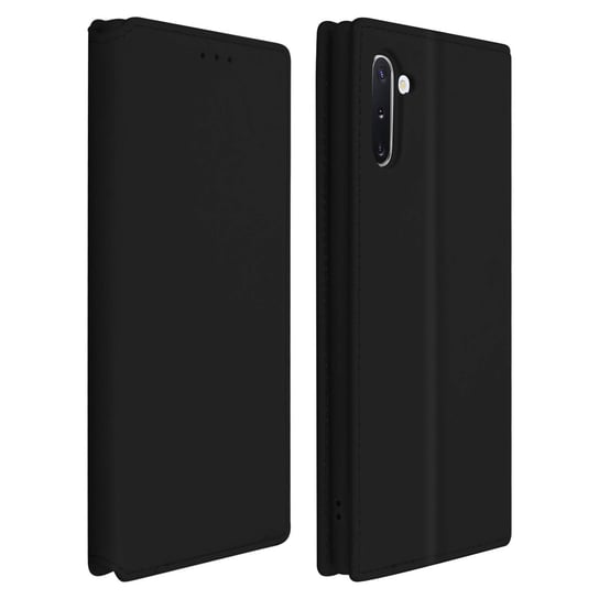 Etui Slim Case, etui z podstawką Classic Edition z miejscem na kartę Galaxy Note 10 – czarne Avizar