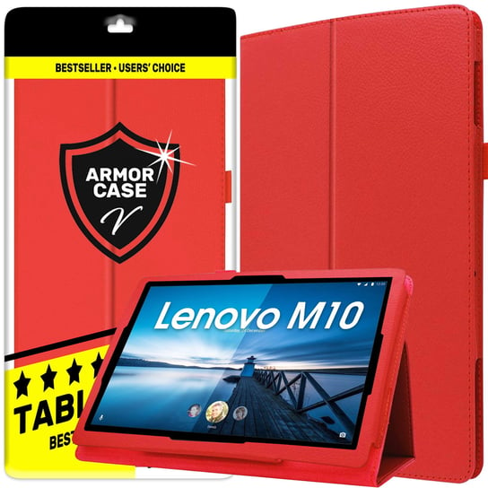 Etui Slim Lenovo Tab M10 10.1 TB-X505F/L TB-X605F | czerwony Armor Case