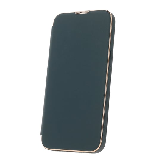 Etui Smart Gold Frame Mag do iPhone 15 Plus 6,7" zielone TelForceOne