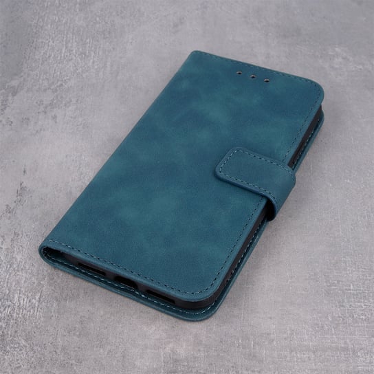 Etui Smart Velvet do Samsung A12 / M12 ciemnozielony OEM