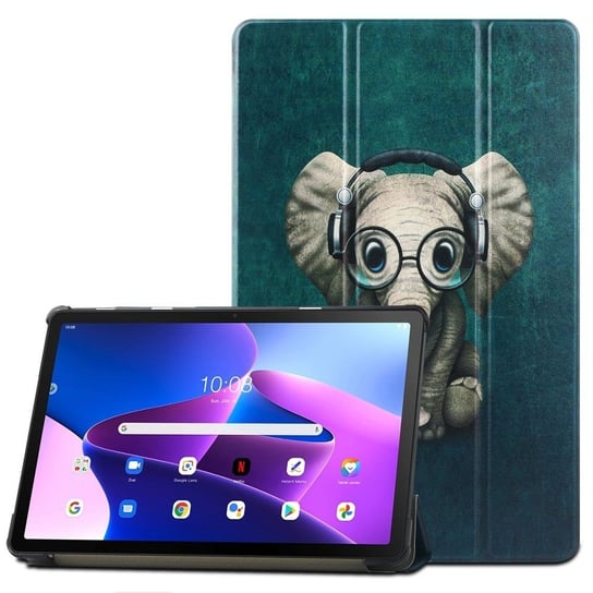 Etui Smartcase Do Lenovo Tab M10 Plus 10.6 3Rd Gen Happy Elephant Braders