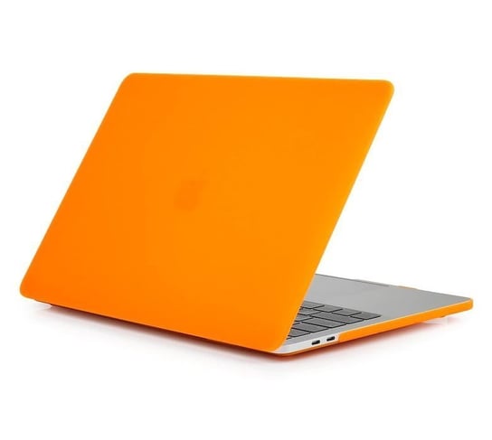 Etui Smartshell Macbook Air 13 A1932/A2179 Matowy Pomarańczowy Bestphone