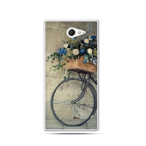 Etui Sony Xperia M2, rower z kwiatami EtuiStudio