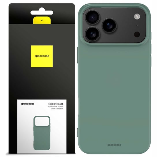 Etui Spacecase Silicone Case do iPhone 17 Pro zielone Spacecase