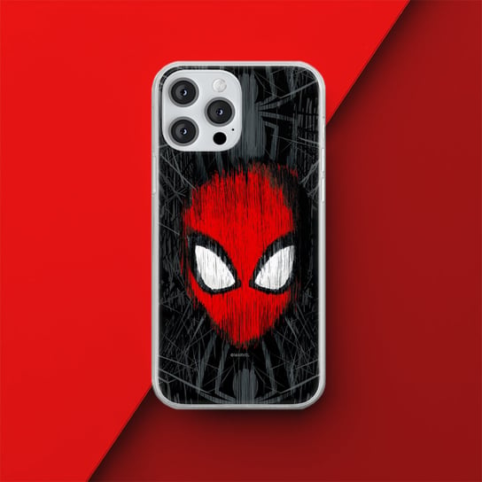 Etui Spider Man 002 Marvel Nadruk pełny Czarny Producent: Samsung, Model: A10 Samsung
