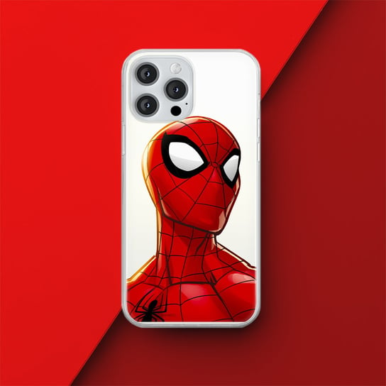 Etui Spider Man 003 Marvel Nadruk częściowy Przeźroczysty Producent: Samsung, Model: A34 5G Samsung