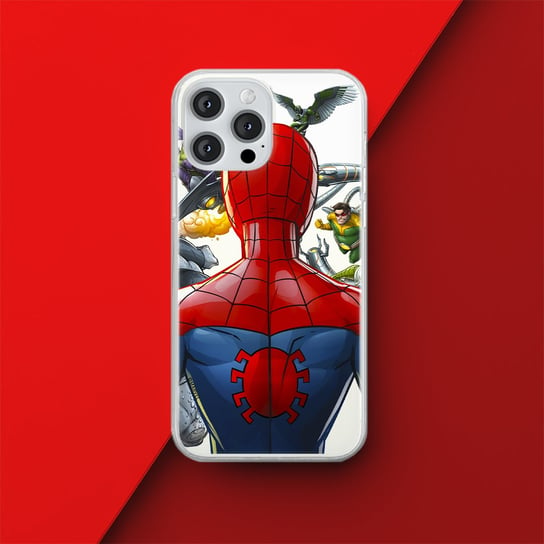 Etui Spider Man 004 Marvel Nadruk częściowy Przeźroczysty Producent: Samsung, Model: M33 5G Samsung