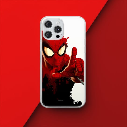 Etui Spider Man 006 Marvel Nadruk częściowy Przeźroczysty Producent: Samsung, Model: A14 4G/5G Samsung Electronics