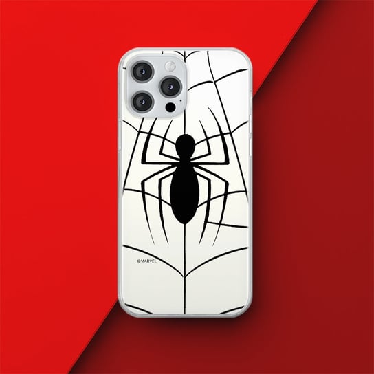 Etui Spider Man 013 Marvel Nadruk częściowy Przeźroczysty Producent: Samsung, Model: S23 ULTRA Samsung