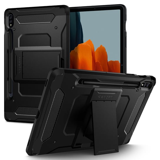 Etui SPIGEN Tough Armor Pro na Samsung Galaxy Tab S7, czarne Spigen