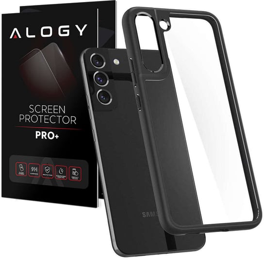 Etui Spigen Ultra Hybrid do Samsung Galaxy S22 Matte Black + Szkło Spigen