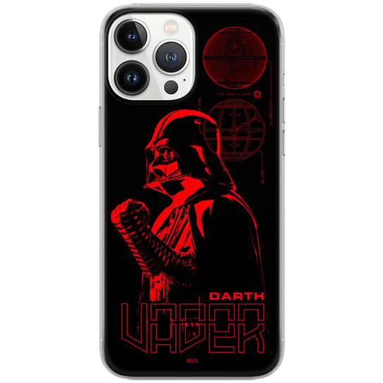 Etui Star Wars dedykowane do Huawei P Smart Plus 2019, wzór: Darth Vader 016 Etui całkowicie zadrukowane, oryginalne i oficjalnie licencjonowane ERT Group