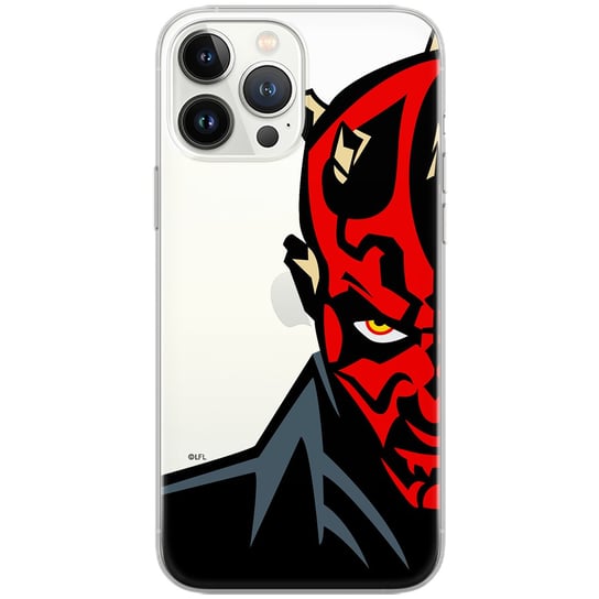 Etui Star Wars dedykowane do Huawei P30 Lite, wzór: Darth Maul 003 Etui częściowo przeźroczyste, oryginalne i oficjalnie licencjonowane ERT Group