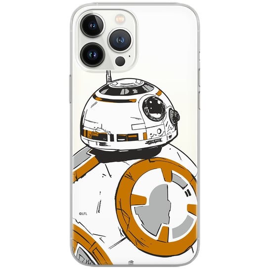 Etui Star Wars dedykowane do Iphone 11, wzór: BB 8 009 Etui częściowo przeźroczyste, oryginalne i oficjalnie licencjonowane Star Wars gwiezdne wojny