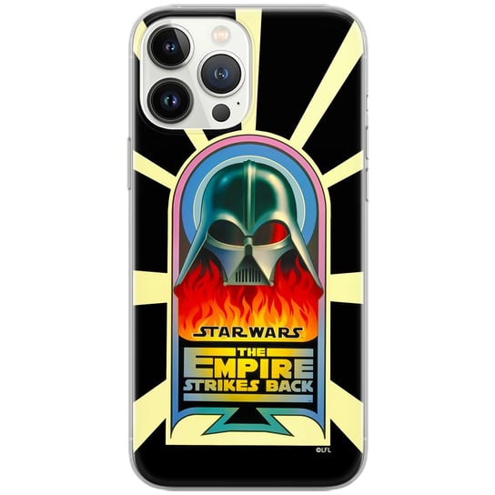 Etui Star Wars dedykowane do Iphone 12 / 12 PRO, wzór: Darth Vader 027 Etui całkowicie zadrukowane, oryginalne i oficjalnie licencjonowane ERT Group