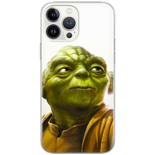 Etui Star Wars dedykowane do Iphone 12 Mini, wzór: Yoda 006 Etui częściowo przeźroczyste, oryginalne i oficjalnie licencjonowane Star Wars gwiezdne wojny