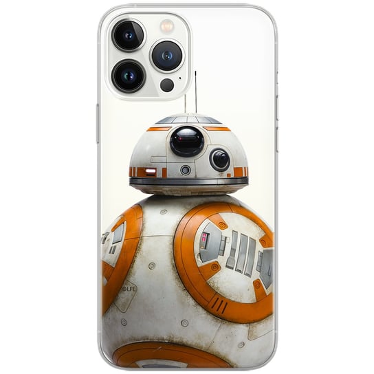 Etui Star Wars dedykowane do Iphone 12 PRO MAX, wzór: BB 8 002 Etui częściowo przeźroczyste, oryginalne i oficjalnie licencjonowane Star Wars gwiezdne wojny