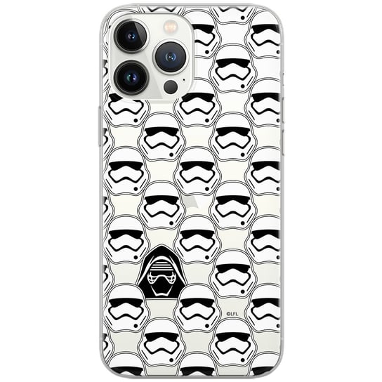 Etui Star Wars dedykowane do Iphone 13 MINI, wzór: Gwiezdne Wojny 020 Etui częściowo przeźroczyste, oryginalne i oficjalnie licencjonowane Star Wars gwiezdne wojny