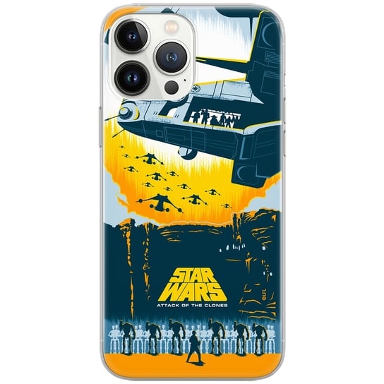 Etui Star Wars dedykowane do Iphone 13 PRO, wzór: Gwiezdne Wojny 022 Etui całkowicie zadrukowane, oryginalne i oficjalnie licencjonowane ERT Group