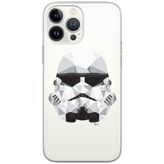 Etui Star Wars dedykowane do Iphone 13 PRO, wzór: Szturmowiec 008 Etui częściowo przeźroczyste, oryginalne i oficjalnie licencjonowane Star Wars gwiezdne wojny