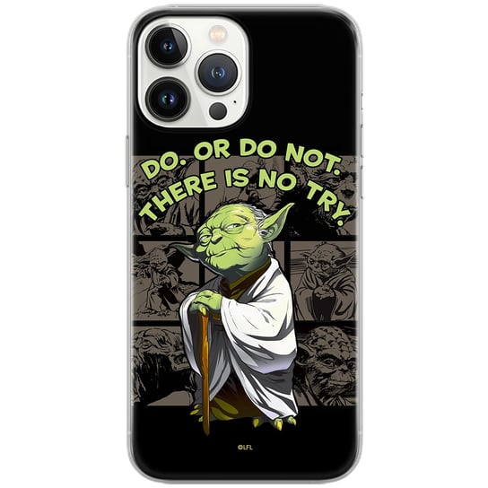 Etui Star Wars dedykowane do Iphone 14 PRO MAX wzór: Yoda 007 oryginalne i oficjalnie licencjonowane ERT Group