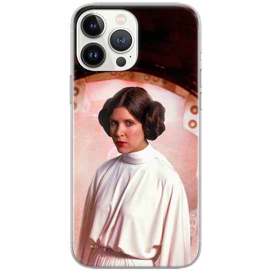 Etui Star Wars dedykowane do Iphone 14 PRO wzór: Leia 001 oryginalne i oficjalnie licencjonowane ERT Group