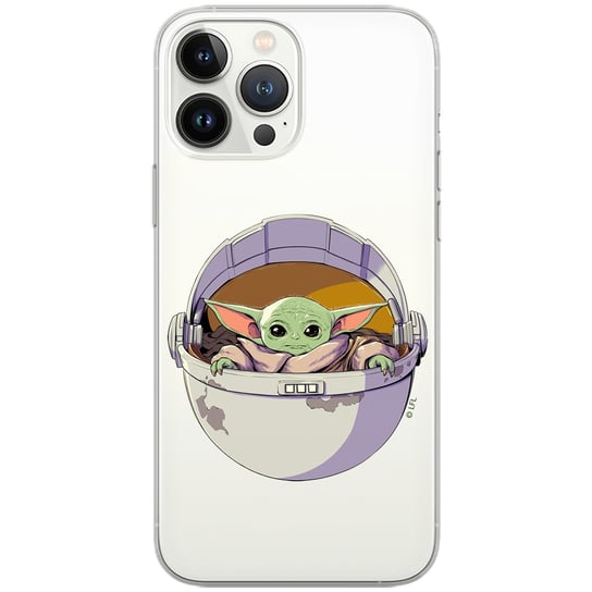 Etui Star Wars dedykowane do Iphone 6/6S, wzór: Baby Yoda 026 Etui częściowo przeźroczyste, oryginalne i oficjalnie licencjonowane ERT Group