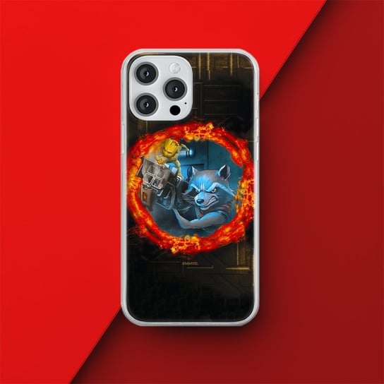 Etui Strażnicy Galaktyki 008 Marvel Nadruk pełny Czarny Producent: Samsung, Model: M10 Samsung Electronics